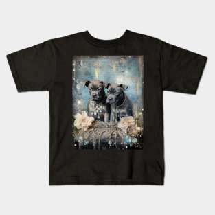 Staffy Vintage Kids T-Shirt